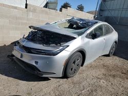 Salvage cars for sale at Albuquerque, NM auction: 2024 Toyota Prius LE