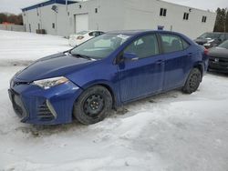 Salvage cars for sale from Copart Cookstown, ON: 2017 Toyota Corolla L