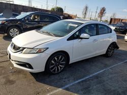 Salvage cars for sale at Wilmington, CA auction: 2015 Honda Civic EXL