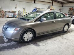 Honda salvage cars for sale: 2008 Honda Civic Hybrid