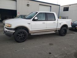 Ford salvage cars for sale: 2002 Ford F150 Supercrew