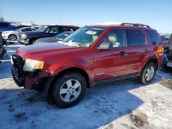 Salvage cars for sale at Cahokia Heights, IL auction: 2008 Ford Escape XLT