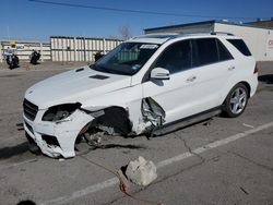 Salvage cars for sale from Copart Anthony, TX: 2014 Mercedes-Benz ML 350 4matic