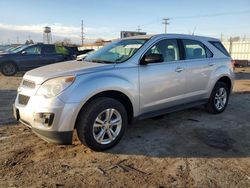 Salvage cars for sale at Chicago Heights, IL auction: 2012 Chevrolet Equinox LS