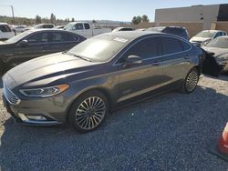 Salvage cars for sale at Mentone, CA auction: 2017 Ford Fusion SE Phev