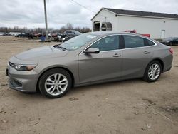 Salvage cars for sale at Portland, MI auction: 2017 Chevrolet Malibu LT