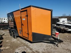 Salvage trucks for sale at Bridgeton, MO auction: 2023 Stel 2023 Steath 16' Enclosed