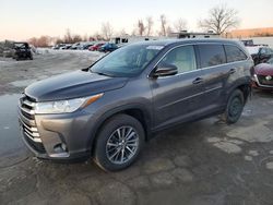 Salvage cars for sale from Copart Bridgeton, MO: 2019 Toyota Highlander SE