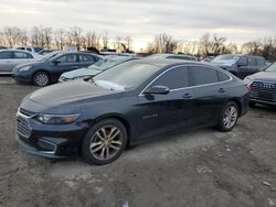 Chevrolet salvage cars for sale: 2017 Chevrolet Malibu LT