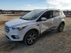 Salvage cars for sale at auction: 2017 Ford Escape Titanium