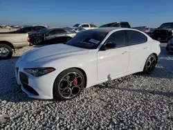 Salvage cars for sale at Taylor, TX auction: 2024 Alfa Romeo Giulia TI