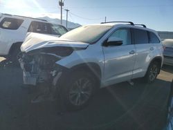 Salvage cars for sale at Magna, UT auction: 2016 Toyota Highlander LE