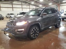 Salvage cars for sale at Lansing, MI auction: 2019 Jeep Compass Limited