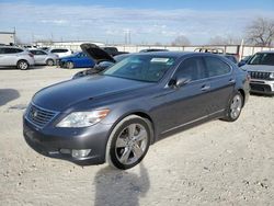 Salvage cars for sale from Copart Haslet, TX: 2012 Lexus LS 460