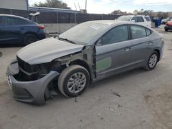 Salvage cars for sale at Orlando, FL auction: 2017 Hyundai Elantra SE