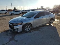 Salvage cars for sale at Oklahoma City, OK auction: 2020 Chevrolet Malibu LS