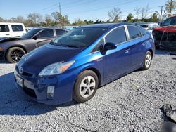 Salvage cars for sale from Copart Riverview, FL: 2011 Toyota Prius