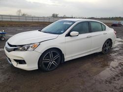 Honda Accord salvage cars for sale: 2017 Honda Accord Sport