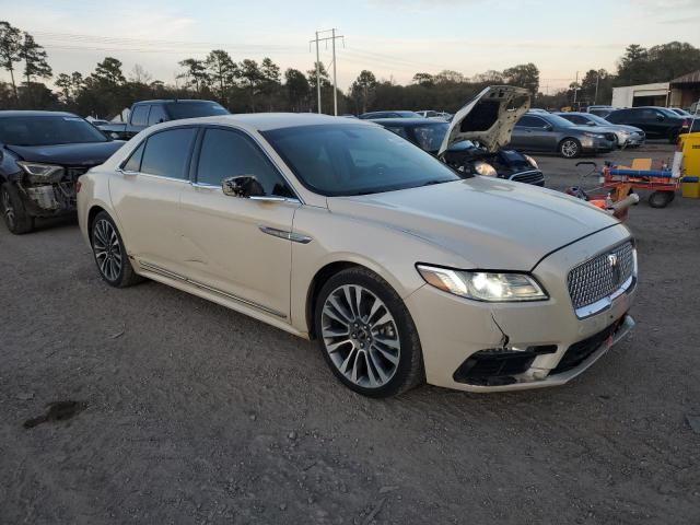 2018 Lincoln Continental Select