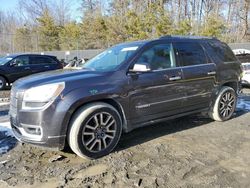 Vehiculos salvage en venta de Copart Waldorf, MD: 2013 GMC Acadia Denali