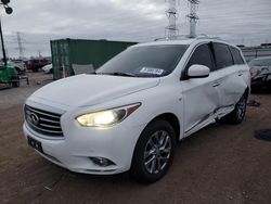 Salvage cars for sale at Elgin, IL auction: 2014 Infiniti QX60