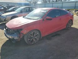 Vehiculos salvage en venta de Copart Wichita, KS: 2017 Honda Civic SI