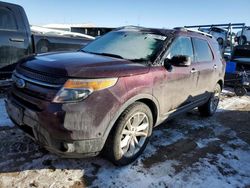 Salvage cars for sale at Brighton, CO auction: 2011 Ford Explorer Limited