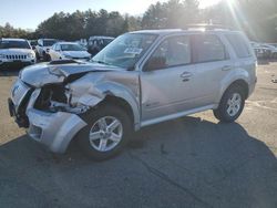 Salvage cars for sale at Exeter, RI auction: 2008 Mercury Mariner HEV