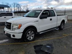 Salvage cars for sale at Spartanburg, SC auction: 2013 Ford F150 Super Cab