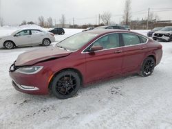 Chrysler salvage cars for sale: 2015 Chrysler 200 C