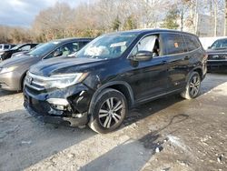 Salvage cars for sale at North Billerica, MA auction: 2016 Honda Pilot EXL