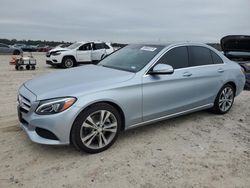 Salvage cars for sale at Houston, TX auction: 2015 Mercedes-Benz C 300 4matic