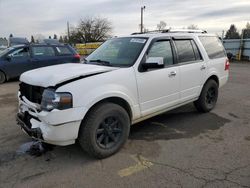 Salvage cars for sale at Woodburn, OR auction: 2012 Ford Expedition Limited