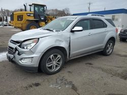 Chevrolet salvage cars for sale: 2016 Chevrolet Equinox LTZ