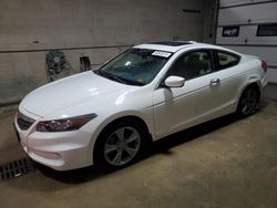 Salvage cars for sale from Copart Blaine, MN: 2011 Honda Accord EXL