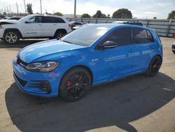 Salvage cars for sale at Miami, FL auction: 2019 Volkswagen GTI S