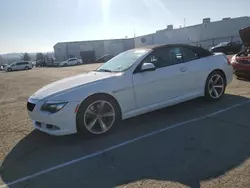 Salvage cars for sale at Vallejo, CA auction: 2010 BMW 650 I