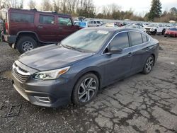 Salvage cars for sale at Portland, OR auction: 2022 Subaru Legacy Limited