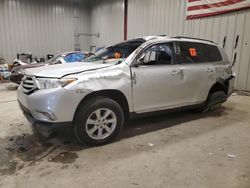 Salvage cars for sale at Appleton, WI auction: 2013 Toyota Highlander Base