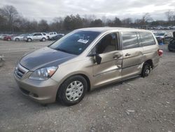 Salvage cars for sale at auction: 2007 Honda Odyssey LX