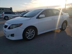 Toyota Corolla salvage cars for sale: 2009 Toyota Corolla Base