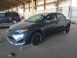 Toyota Corolla l salvage cars for sale: 2018 Toyota Corolla L