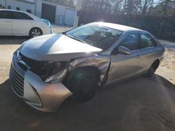 Salvage cars for sale from Copart Hueytown, AL: 2015 Toyota Camry LE