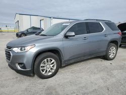 Salvage cars for sale at Tulsa, OK auction: 2021 Chevrolet Traverse LT