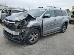 Salvage cars for sale at Tulsa, OK auction: 2015 Toyota Highlander XLE