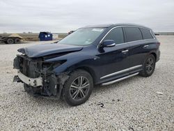 Salvage cars for sale at Taylor, TX auction: 2018 Infiniti QX60