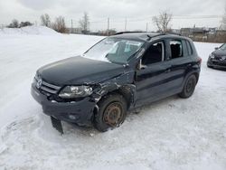 Salvage cars for sale at Montreal Est, QC auction: 2017 Volkswagen Tiguan Wolfsburg