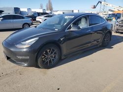 Salvage cars for sale at Hayward, CA auction: 2018 Tesla Model 3