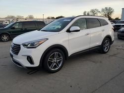 2017 Hyundai Santa FE SE Ultimate en venta en Sacramento, CA