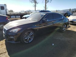 Salvage cars for sale at San Martin, CA auction: 2019 Infiniti Q50 Luxe